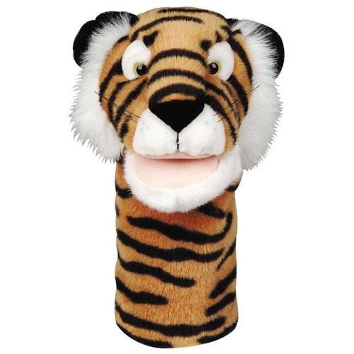 Plush Bigmouth Tiger Hand Puppets for Dramatic Play