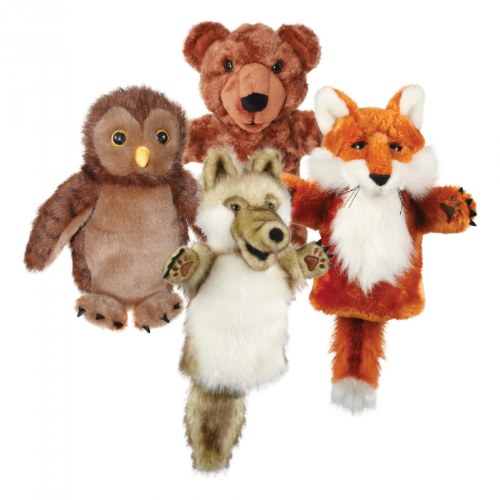 Woodland Creatures Puppets - Set of 4