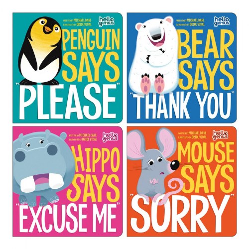 First Manners Board Books - Set of 4