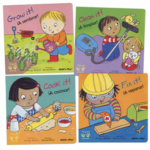 Helping Hands Bilingual Board Books - Set of 4