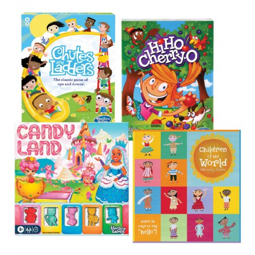 Classic First Board Games - Set of 4