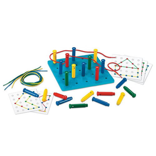 Stringing Pegs and Pegboard Set