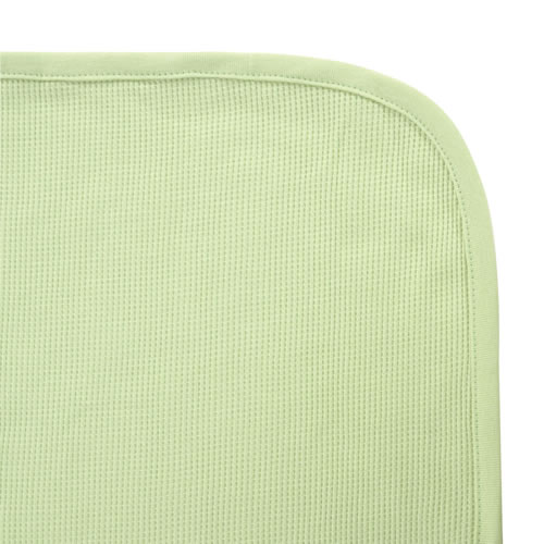Cotton Thermal Crib Blanket - Green - Single