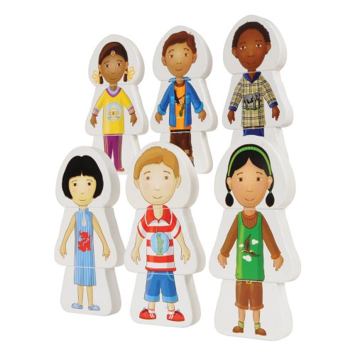 Multicultural Friends Puzzles - Set of 6