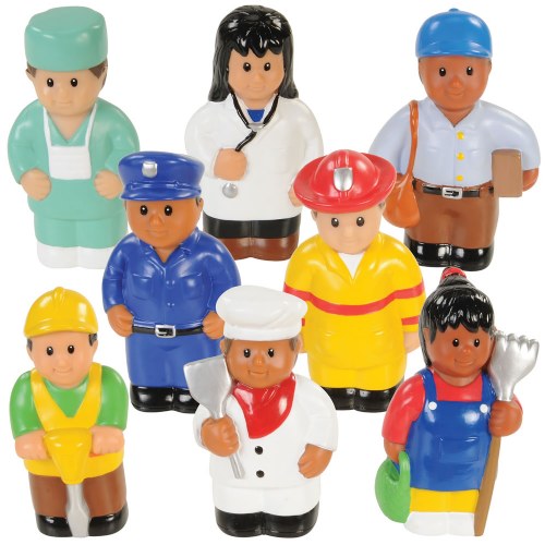 Community Workers 5" Tall - Set of 8