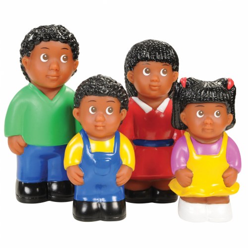 African American Family - Set of 4
