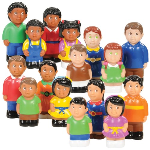 Pretend Play Families - Set of 16