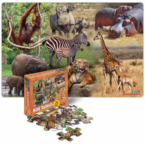 Wild Animals Floor Puzzle