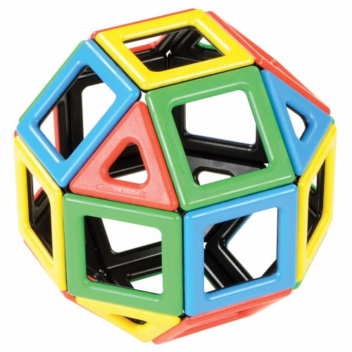 Black and White Set Magnetic Polydron 