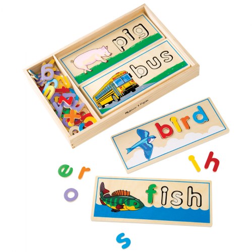 See and Spell Early Vocabulary Puzzles