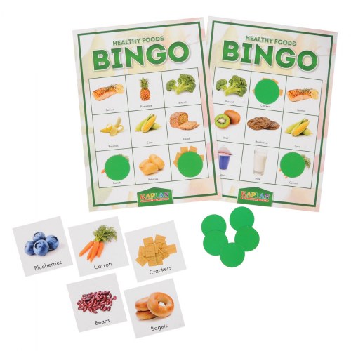 Kaplan Healthy Foods Bingo Learning Game