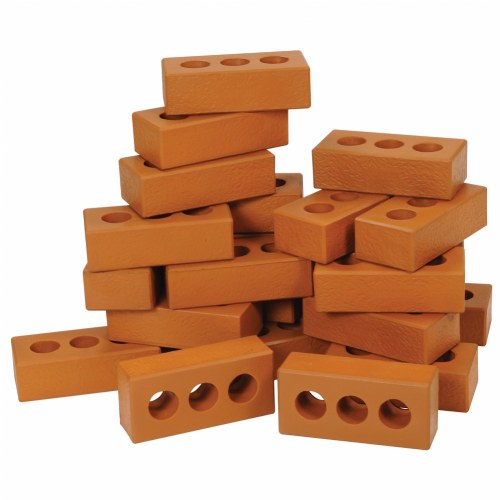 Foam Brick Builders - Set of 25