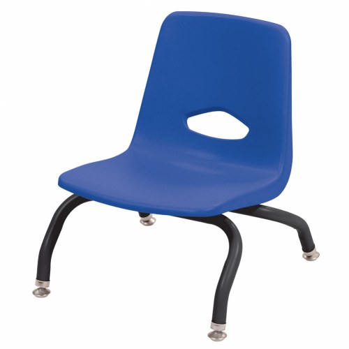Stackable Chair With 7.5" Seat Height - Blue