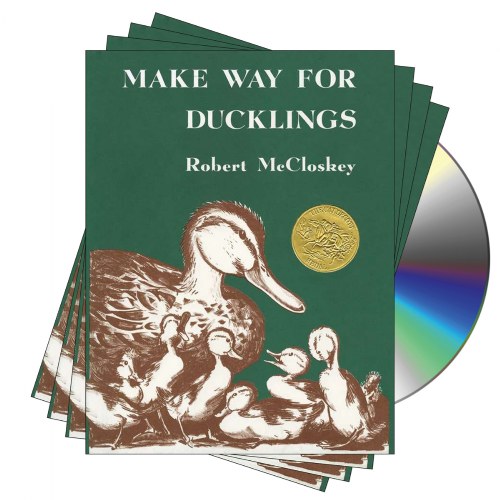 Make Way for Ducklings - 4 Paperback Copies and an Audio CD