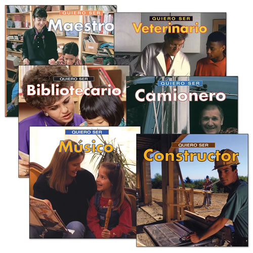Community Helpers Books in Spanish - Set of 6