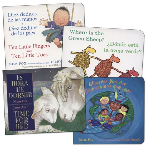 Mem Fox Bilingual Board Books - Set of 4