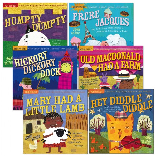Indestructibles Classic Nursery Rhymes - Set of 6