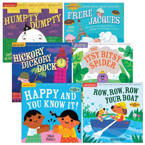 Indestructibles Classic Nursery Rhymes - Set of 6