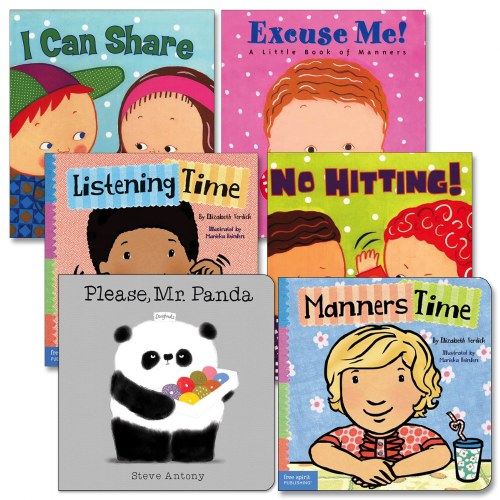 Learning Manners Board Books - Set of 6