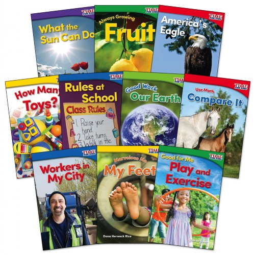 TIME FOR KIDS® Grade K Readers Nonfiction Classroom Reading Collection Set 2 - Set of 10