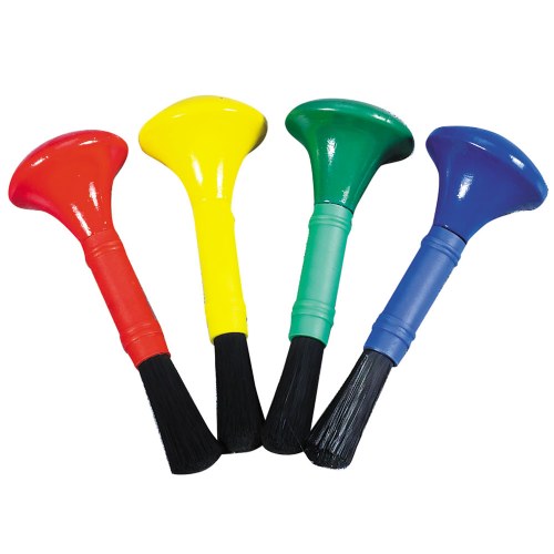 Sure-Grip Easy Grasp Paint Brushes in Basic Colors - Set of 4