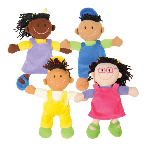 Ethnic Soft Dolls - Set of 4