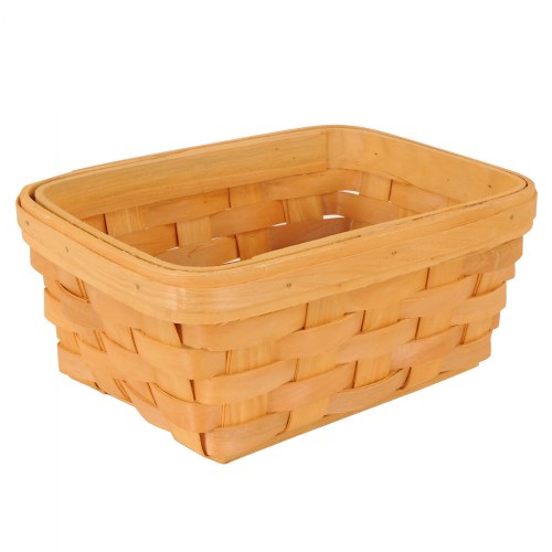 Wooden Basket 8"L x 6"W x 3"H