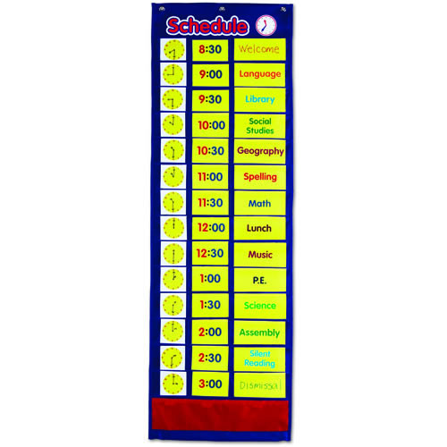 Daily Schedule Pocket Chart