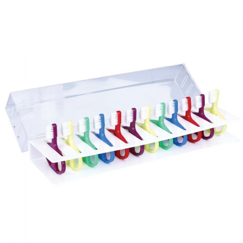 Infant Toothbrushes with Rack