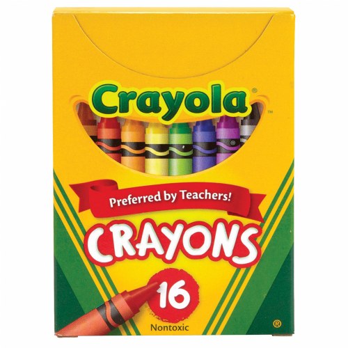 Crayola® 16-Count Crayons - Standard - 12 Boxes
