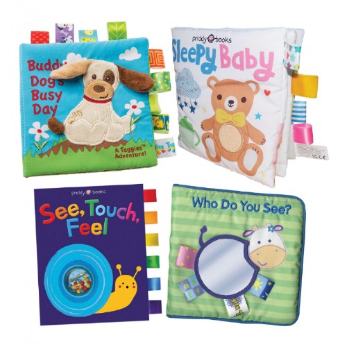 Peek-a-Boo Cloth Books - Set of 4