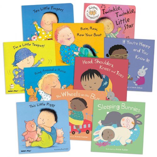 Sing-A-Song Nursery Rhymes Board Books - Set of 10