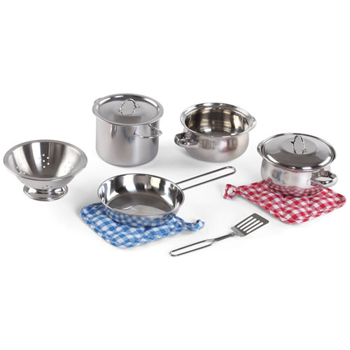 stainless steel pots and pans set target