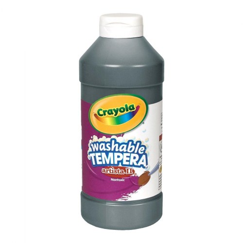 Crayola® Artista ll Washable Tempera Paint - Black - 16 oz