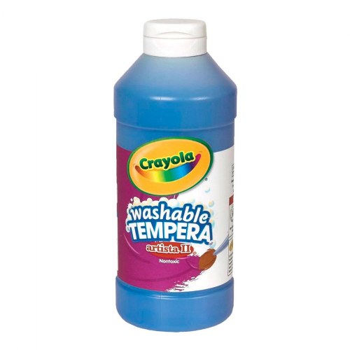 Crayola® Artista ll Washable Tempera Paint - Blue - 16 oz