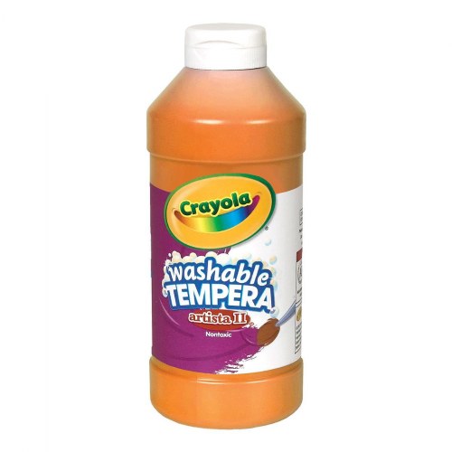 Crayola® Artista ll Washable Tempera Paint - Orange - 16 oz