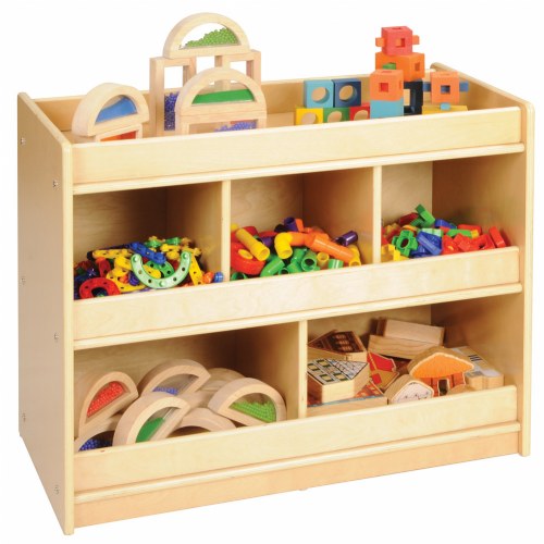 Carolina Wooden 5-Cubby Storage Center