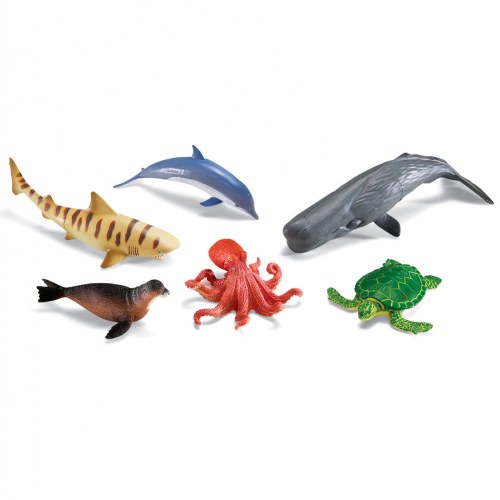 Jumbo Ocean Animals - Set of 6