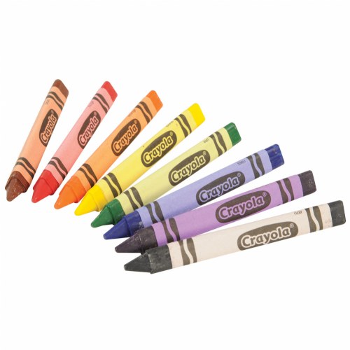 Crayola® 8-Pack Anti-Roll Triangular Crayons