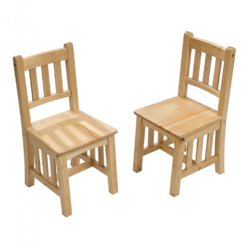 Natural Mission Chairs - Set of 2 - 2-5 years