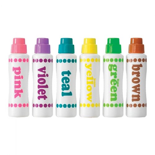 Do-A-Dot Brilliant Color Paint Markers - Set of 6