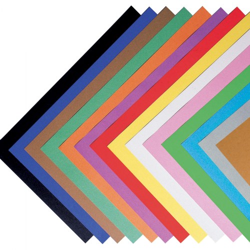 Multicolor Assortment Construction Paper - 50 Sheets