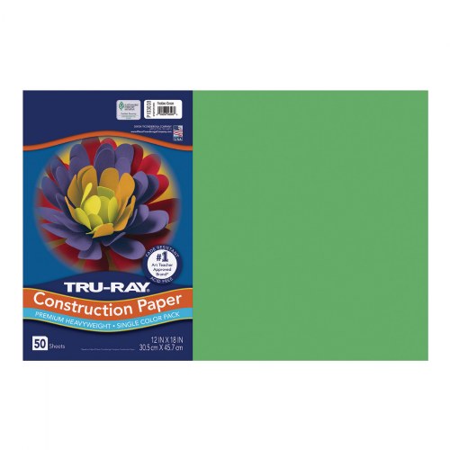 Tru-Ray® 12" x 18" Construction Paper - Green