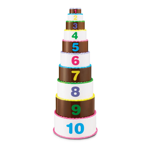 Stack and Count Numbers Layer Cake