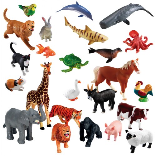 Jumbo Animals - Set of 24