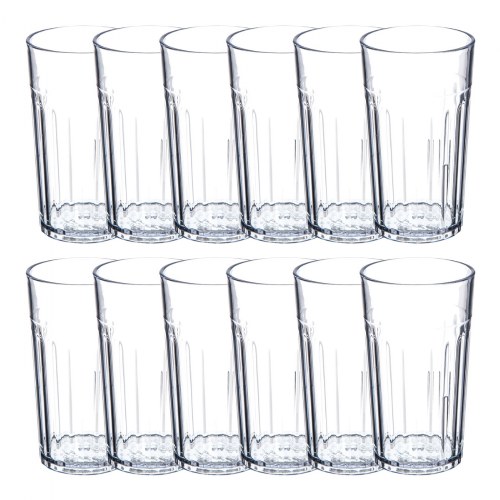 4 oz. Clear Stackable Tumbler - Set of 12
