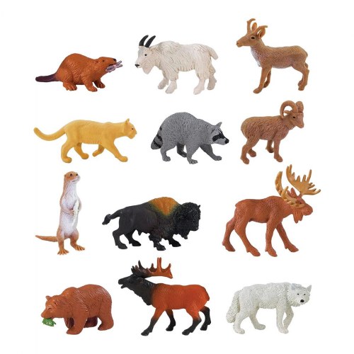 North American Wildlife Minis - Set of 12