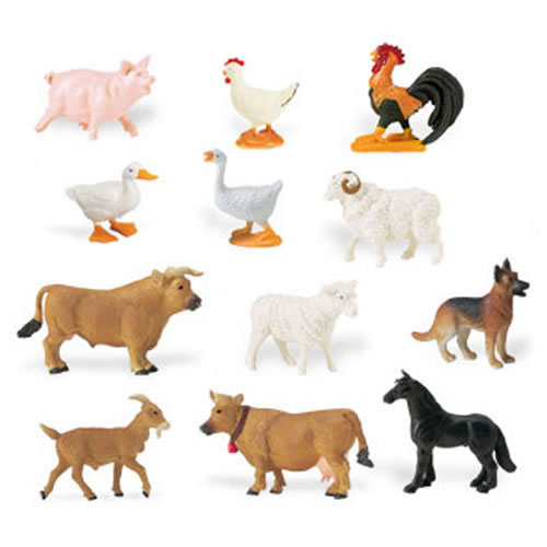 Farm Animal Minis - Set of 12