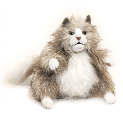 Hand Puppets for Kids All Ages SimpliCute Cat Plush Toy Hand Puppet with Movable Arms 