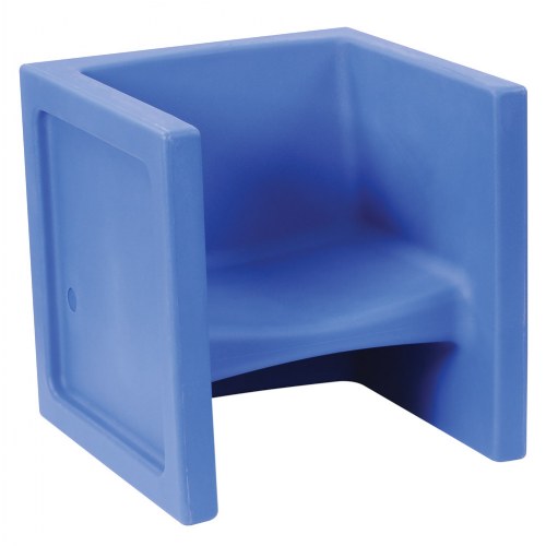 Versatile Comfortable Cube Chair - Dark Blue